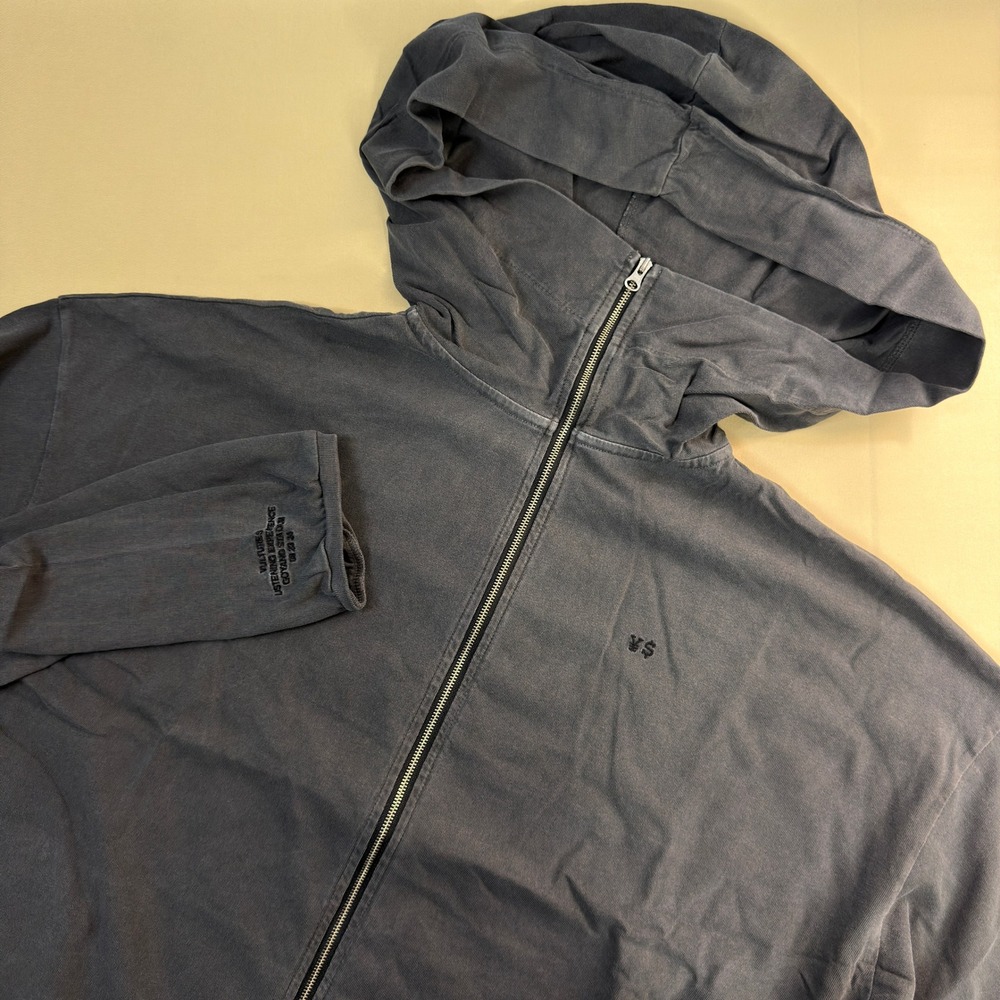 NEW Kanye West ¥$ Vultures Korea Exclusive Zip Hoodie Black‎ Sz 2 M/L YZY